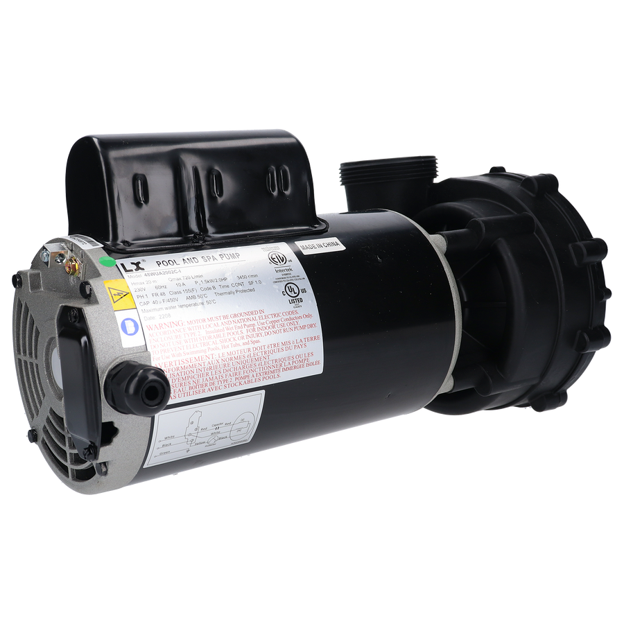Pump, LX, 2.0HP, 230V, 1-Speed, 10A, 2" In/Out, 48 Frame — LX Part #48WUA2002C-I (NF)