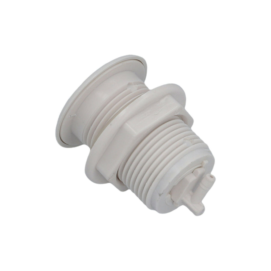 Air Button, Waterway, Low Profile w/90 Degree Barb, White — Waterway Part #650-3040-CW