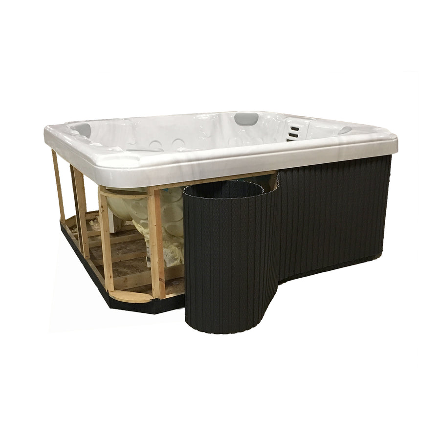 Flexible Spa Panel Kit, Black, Fits Spas Up To 96" x 96" — Confer Plastics Inc. Part #FSP-BLK