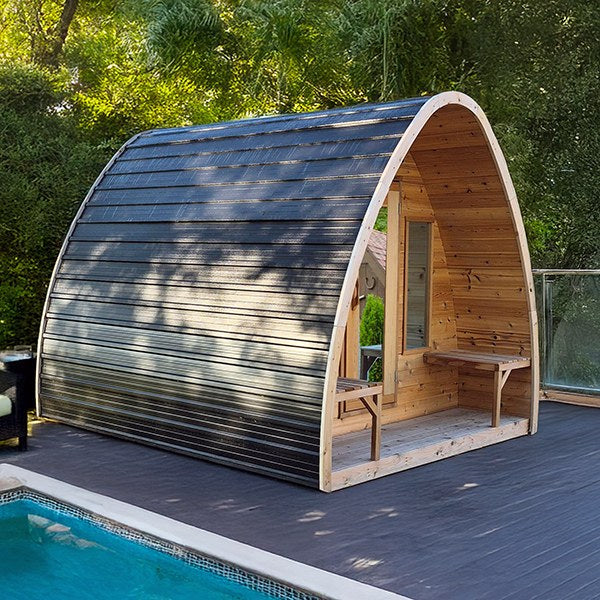MiniPOD Black Metal Roof - 7' (214cm)