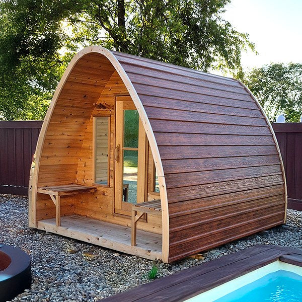 MiniPOD Woodgrain Metal Roof - 7' (214cm)