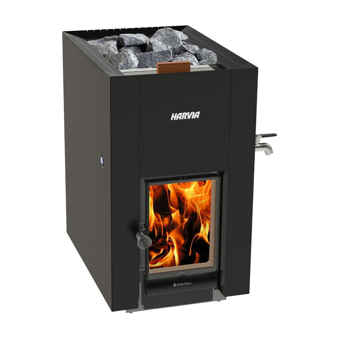 Harvia Linear 22 GreenFlame Wood Stove