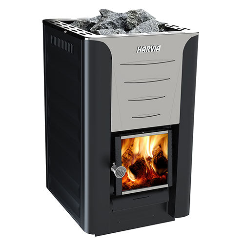 Harvia Pro 20 Wood-Burning Sauna Stove – front view