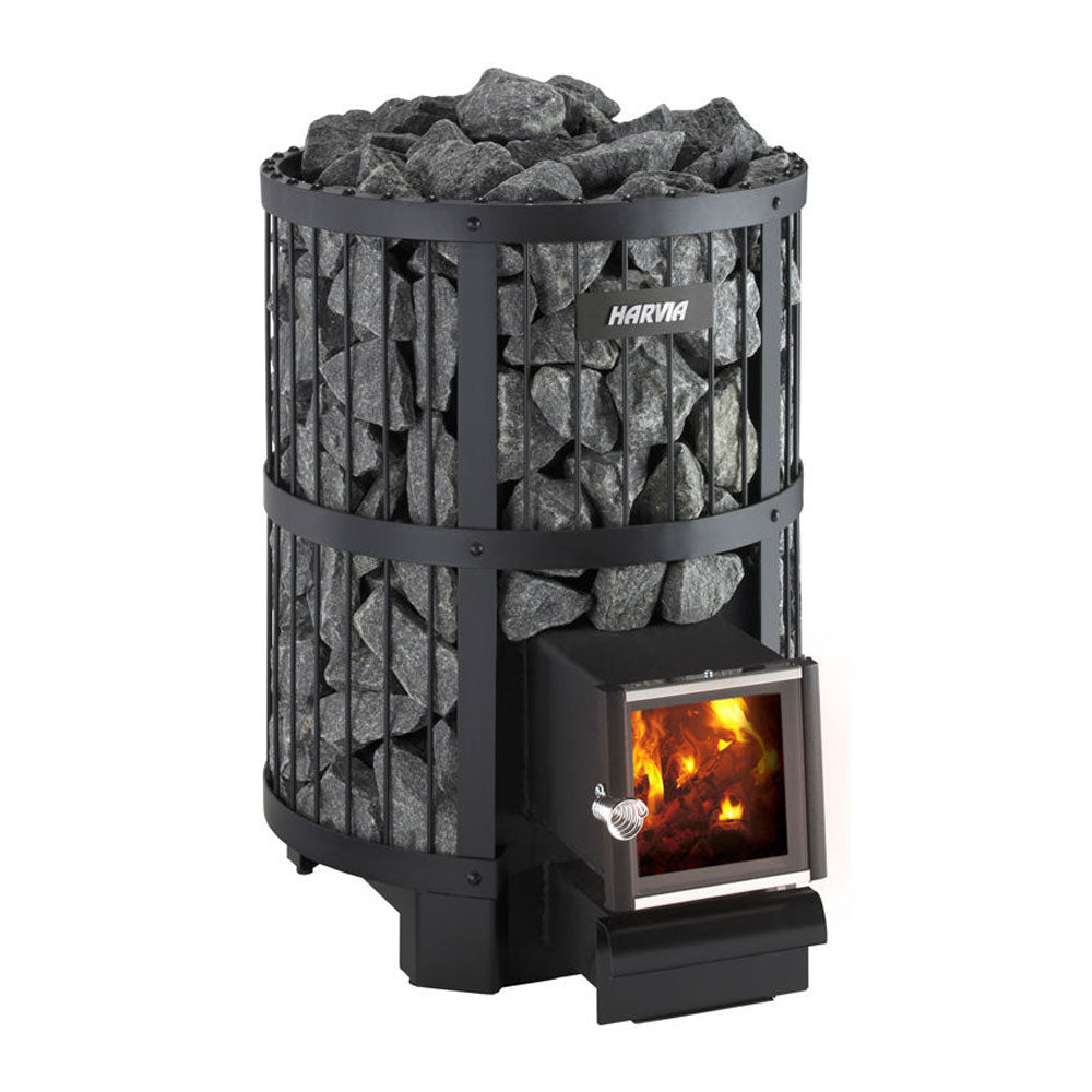 Harvia Legend 240 Wood-Burning Sauna Stove – front view