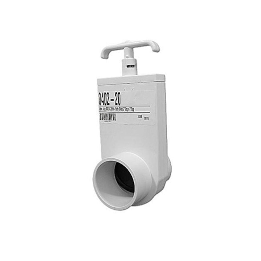 Slide Valve, Magic, Uni-Body, 2"Spg x 2"Spg — Magic Plastics Part #0402-20