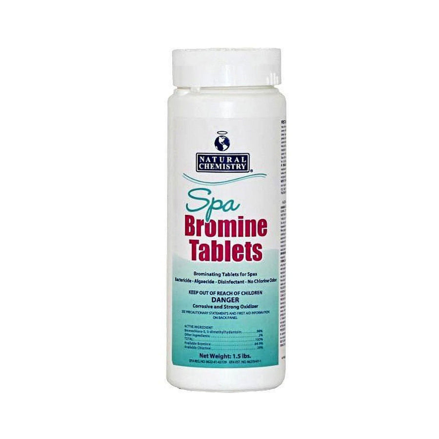 Water Care, Natural Chemistry, Bromine Tabs, 1.54lb — Natural Chemistry Part #4109