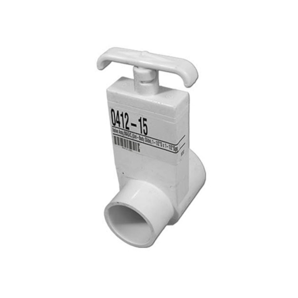 Slide Valve, Magic, Uni-Body, 1-1/2"S x 1-1/2"Spg — Magic Plastics Part #0412-15