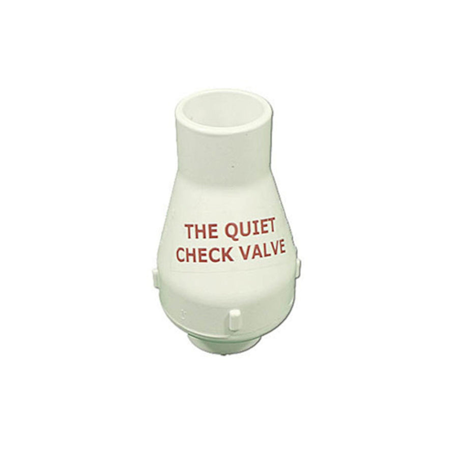 Check Valve, Magic, 1/2lb Spring, 1"S x 1"S, White — Magic Plastics Part #0821-10