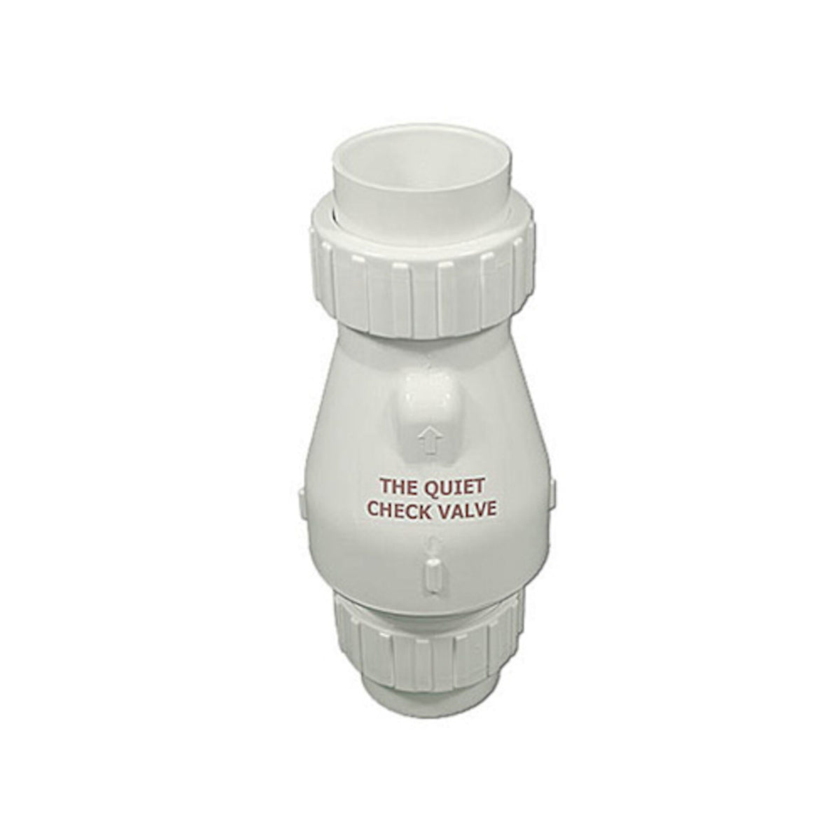 Check Valve, Magic, 1/2lb Spring, 2"Union x 2"Union, White — Magic Plastics Part #0823-20