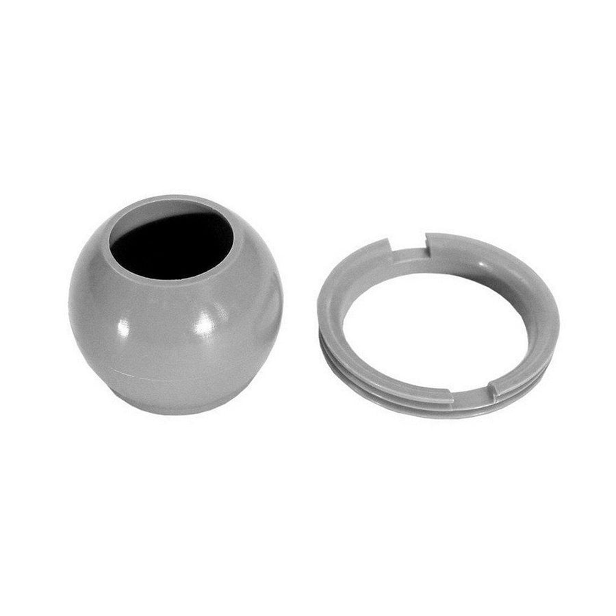 Eyeball & Retaining Ring, HydroAir, Gray — Hydro Air Part #10-3808GRY
