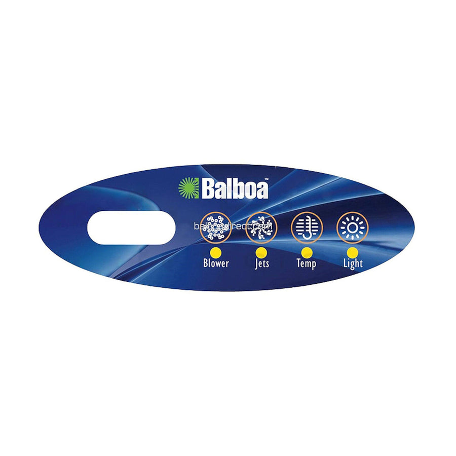 Overlay, Spaside, Balboa VL200, Mini Oval, 4-Button — Balboa Part #11095