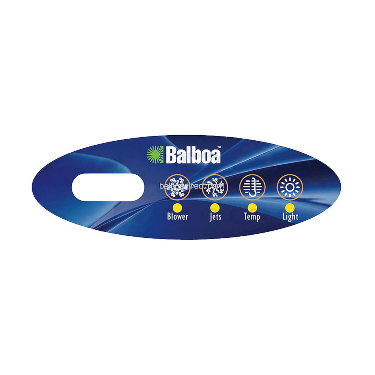 Overlay, Spaside, Balboa VL200, Mini Oval, 4-Button — Balboa Part #11095
