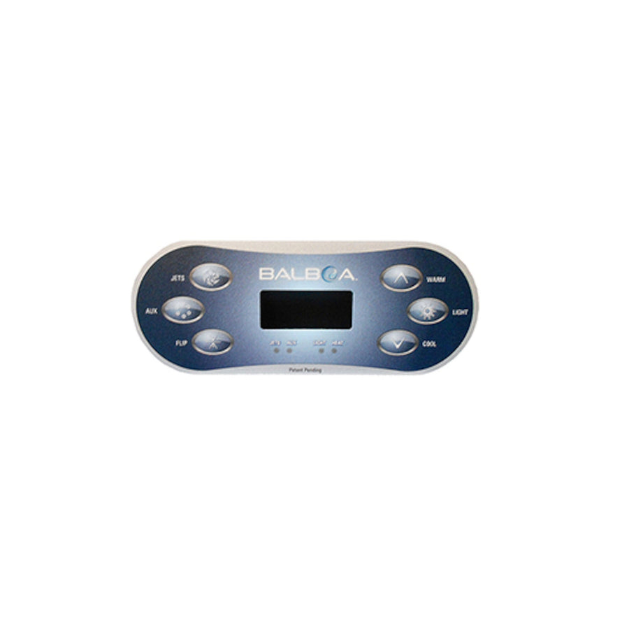 Overlay, Spaside, Balboa, TP600, 6-Button — Balboa Part #12198