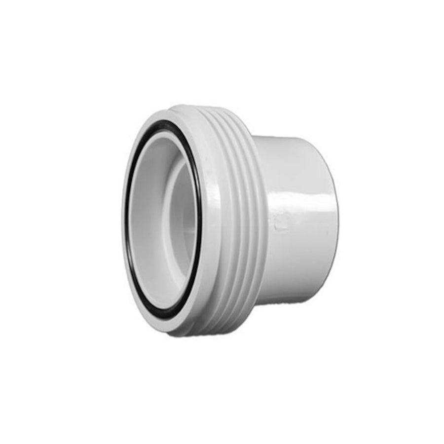 Tailpiece, Heater Union, 2"MBT x 1-1/2"S, Less O-Ring — Waterway Part #417-2090