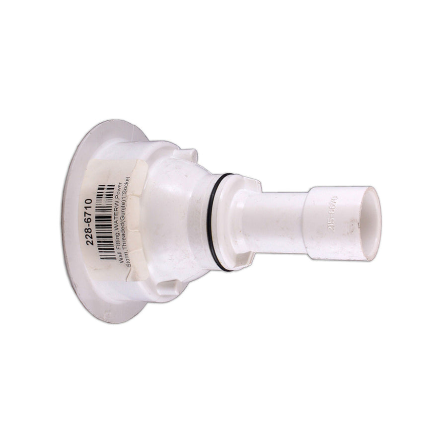 Wall Fitting,WATERW,Power Storm,Threaded(Gunite)1"Socket — Waterway Part #228-6710