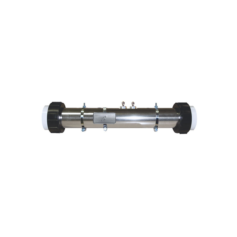 Heater Assembly, Universal Rite-Fit, Titanium Flo Thru — HydroQuip Part #27-F0575-2T-K