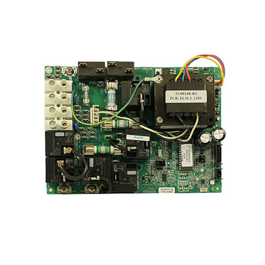 Circuit Board, HydroQuip, ECO-3, 4230/6230/9230, JST Cable — HydroQuip Part #33-0024B-R4