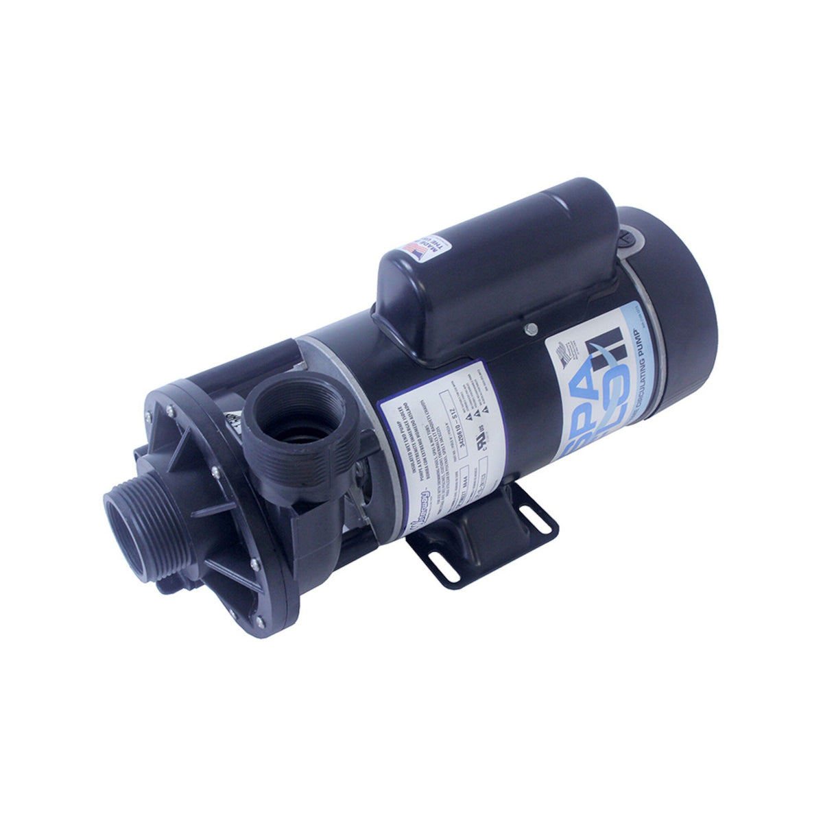 Pump, Waterway Spa-Flo II, 48Fr, SD, 1.5HP, 2Sp, 115V — Waterway Part #3420610-S1Z