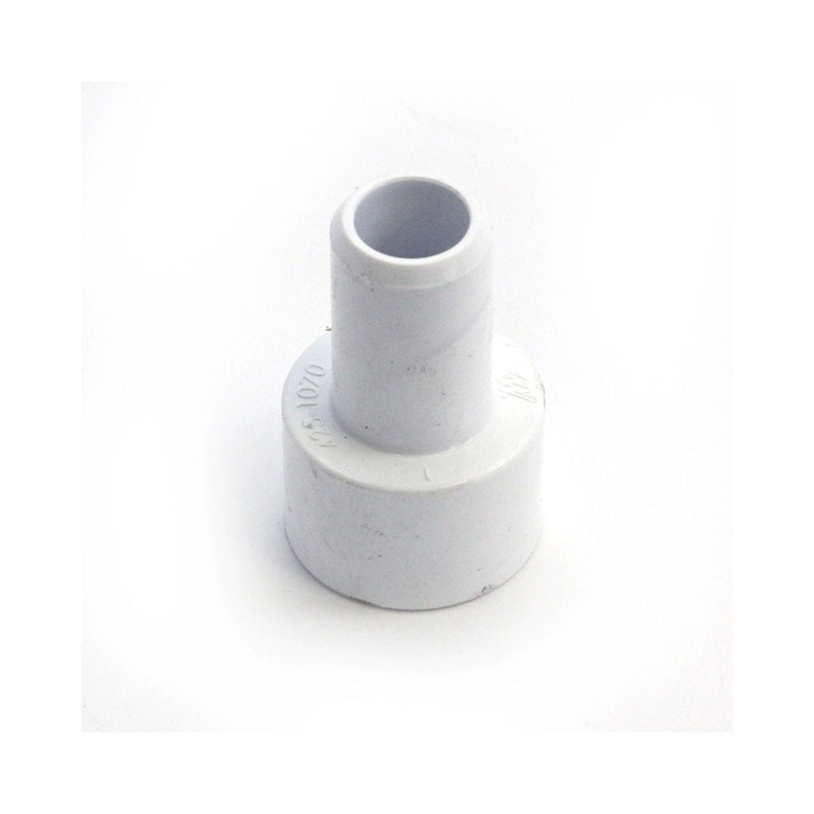 Fitting, PVC, Smooth Barb Adapter, 3/4"SB x 3/4"S or 1" Spig — Waterway Part #425-1070