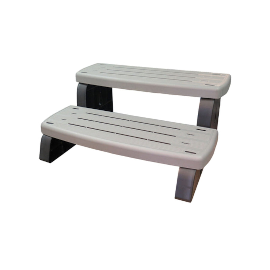 Steps,WATERWAY,2 Tiered Spa Step,33",Coastal Gray — Waterway Part #535-2209-CSG