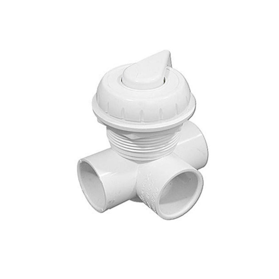 Diverter Valve, Waterway, 2-Port, 1"S, Horizontal — Waterway Part #600-4330