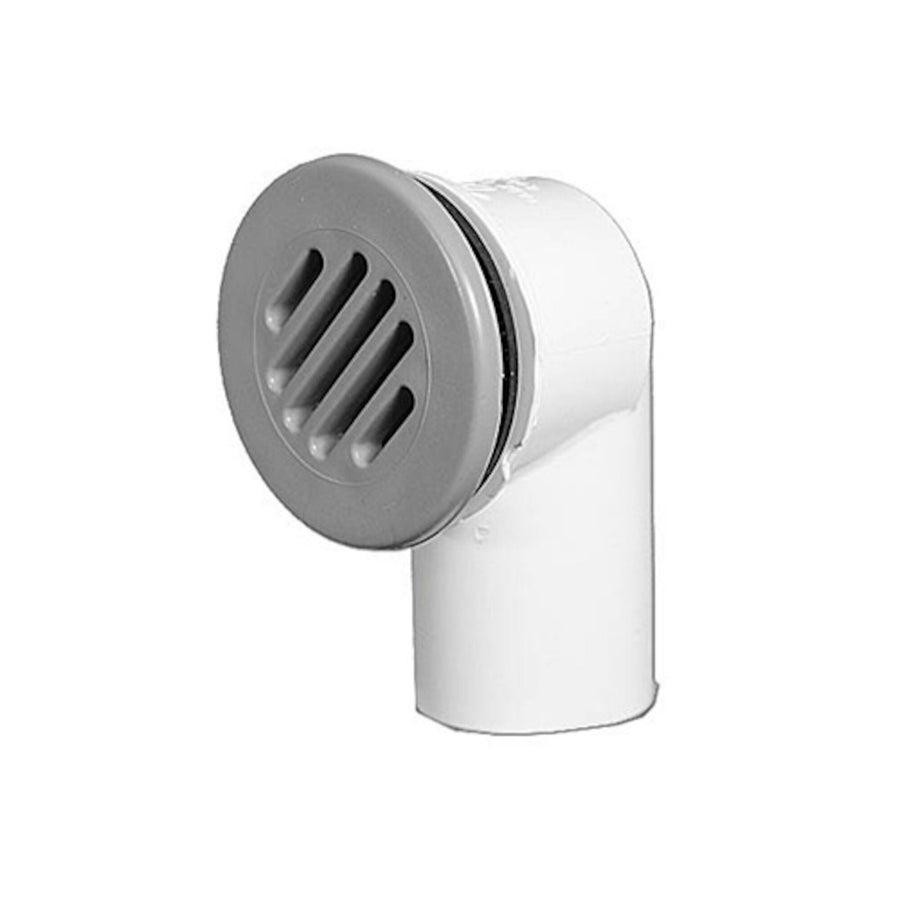 Drain, Waterway, Low Profile, 3/4"S x 1"Spg, Gray — Waterway Part #640-0407