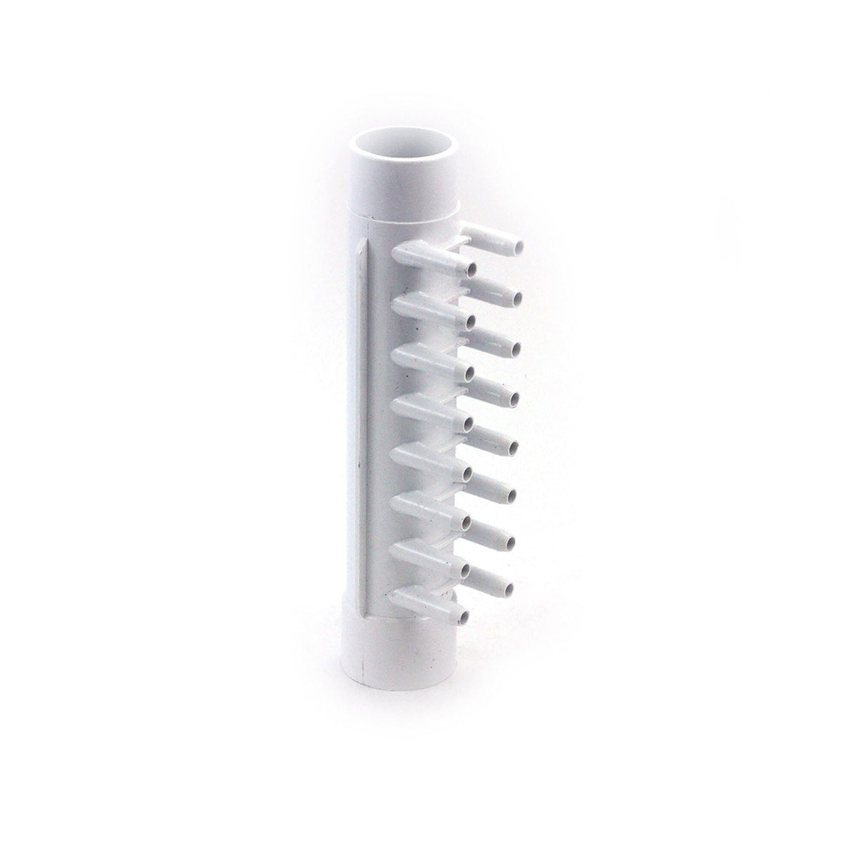Manifold, PVC, Waterway, 1-1/2"S x 1-1/2"Spg x (16) 3/8"SB — Waterway Part #672-0420