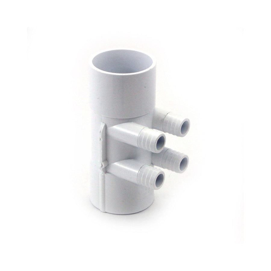 Manifold, PVC, Waterway, 2"S x 2"S x (4) 3/4"RB Ports — Waterway Part #672-7110