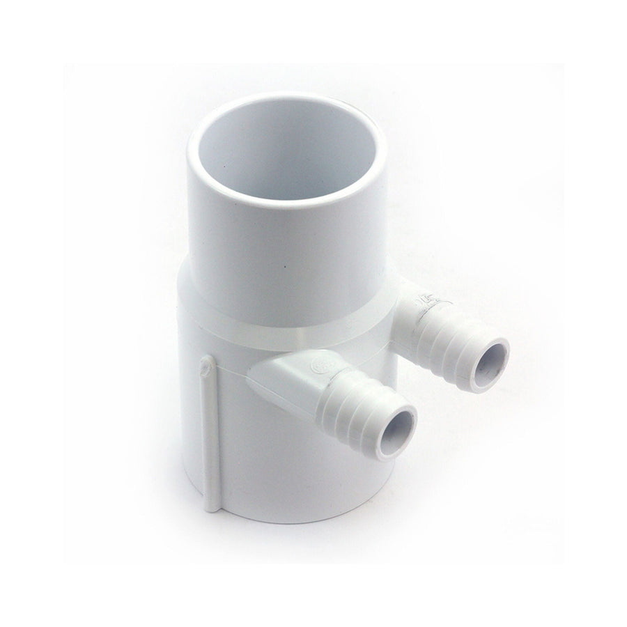 Manifold, PVC, Waterway, 2"S x 2"Spg x (2) 3/4"RB Ports — Waterway Part #672-7130