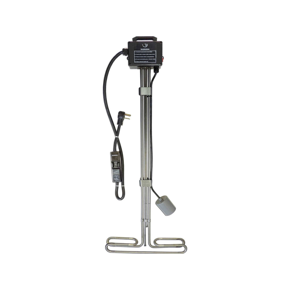 Heater, Baptistry Immersion Series, HydroQuip, 6.0KW, 230V — HydroQuip Part #BIS-60-240-GF