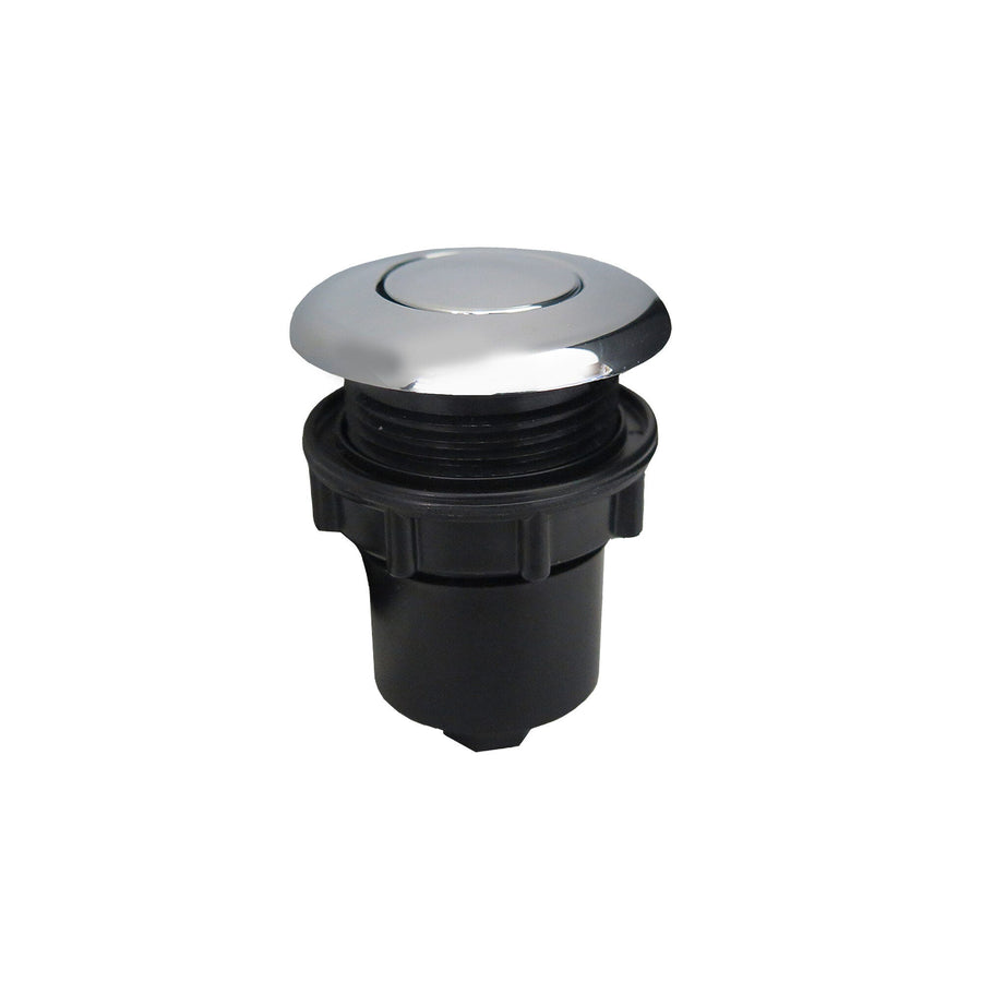 Air Button, CG Air, Flat, Chrome — CG Air Part #AM-AB-CP
