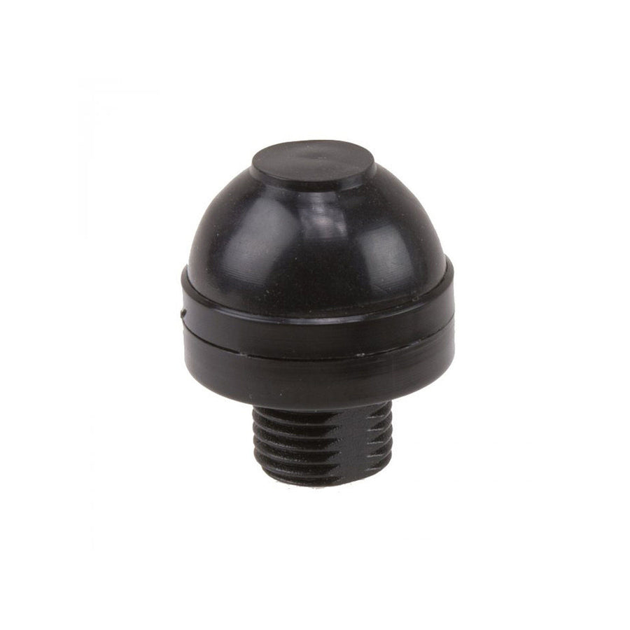 Air Button, Presair, Threaded, Black — PresAir Part #B460BA