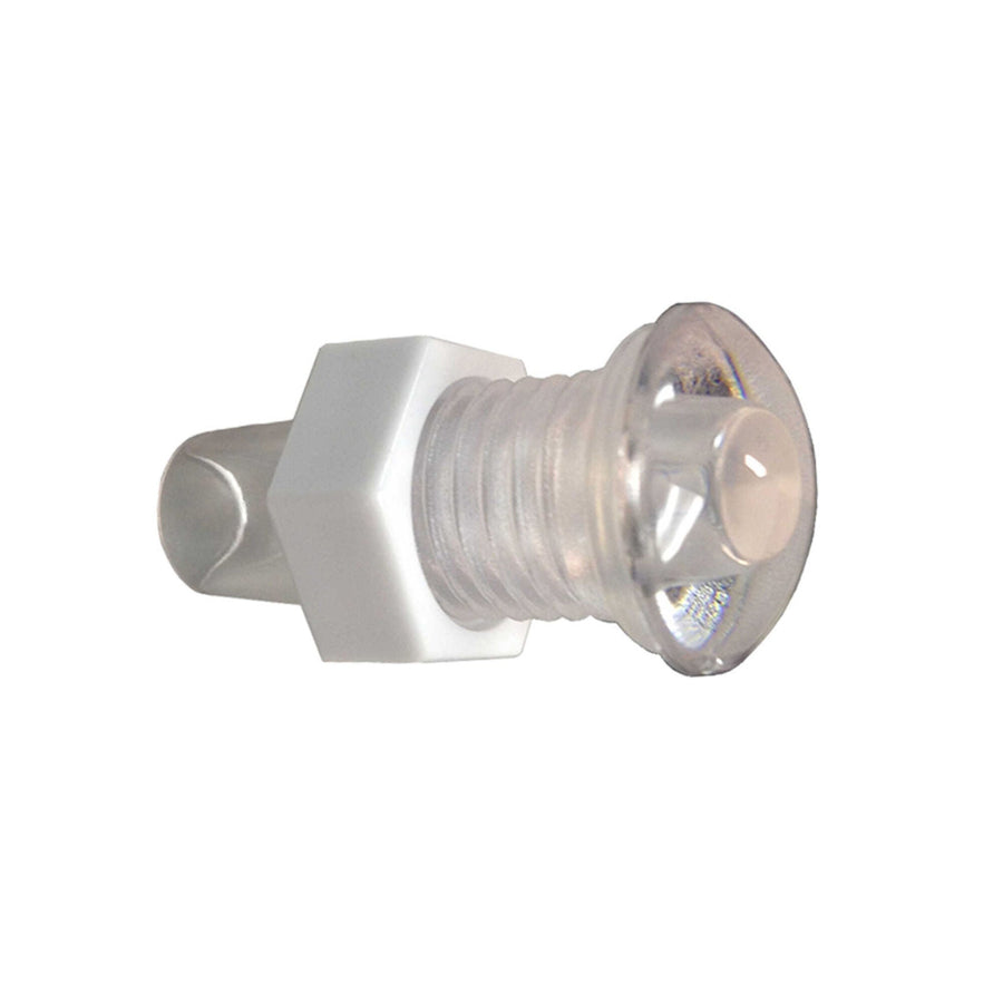 Light Housing, LED, Mini Pol Housing w/Lens, Nut & O-Ring — Rising Dragon Part #RD631-1050P