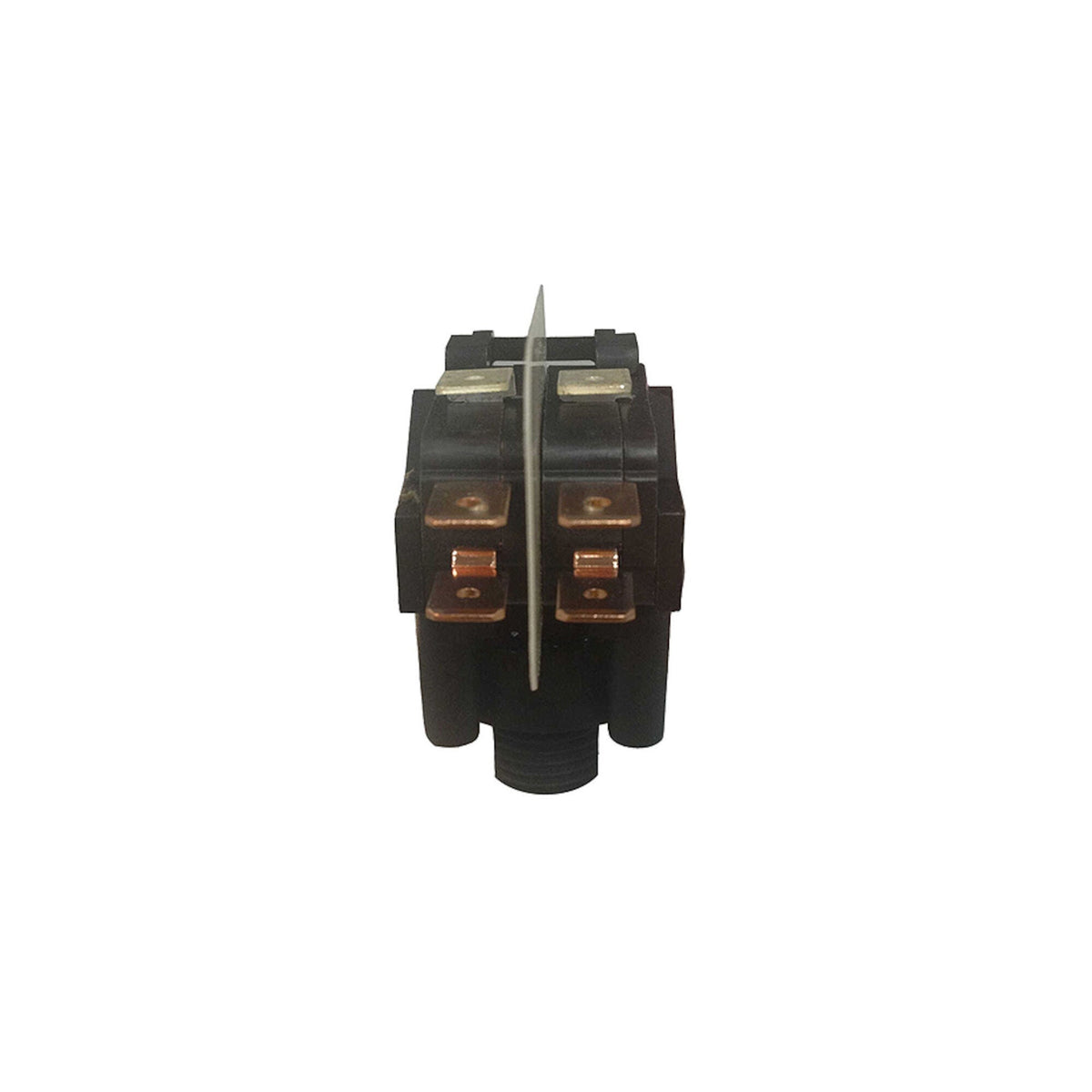 Air Switch, Tecmark, Latching, DPDT, 20A, Center Spout — Tecmark Part #TBS-317
