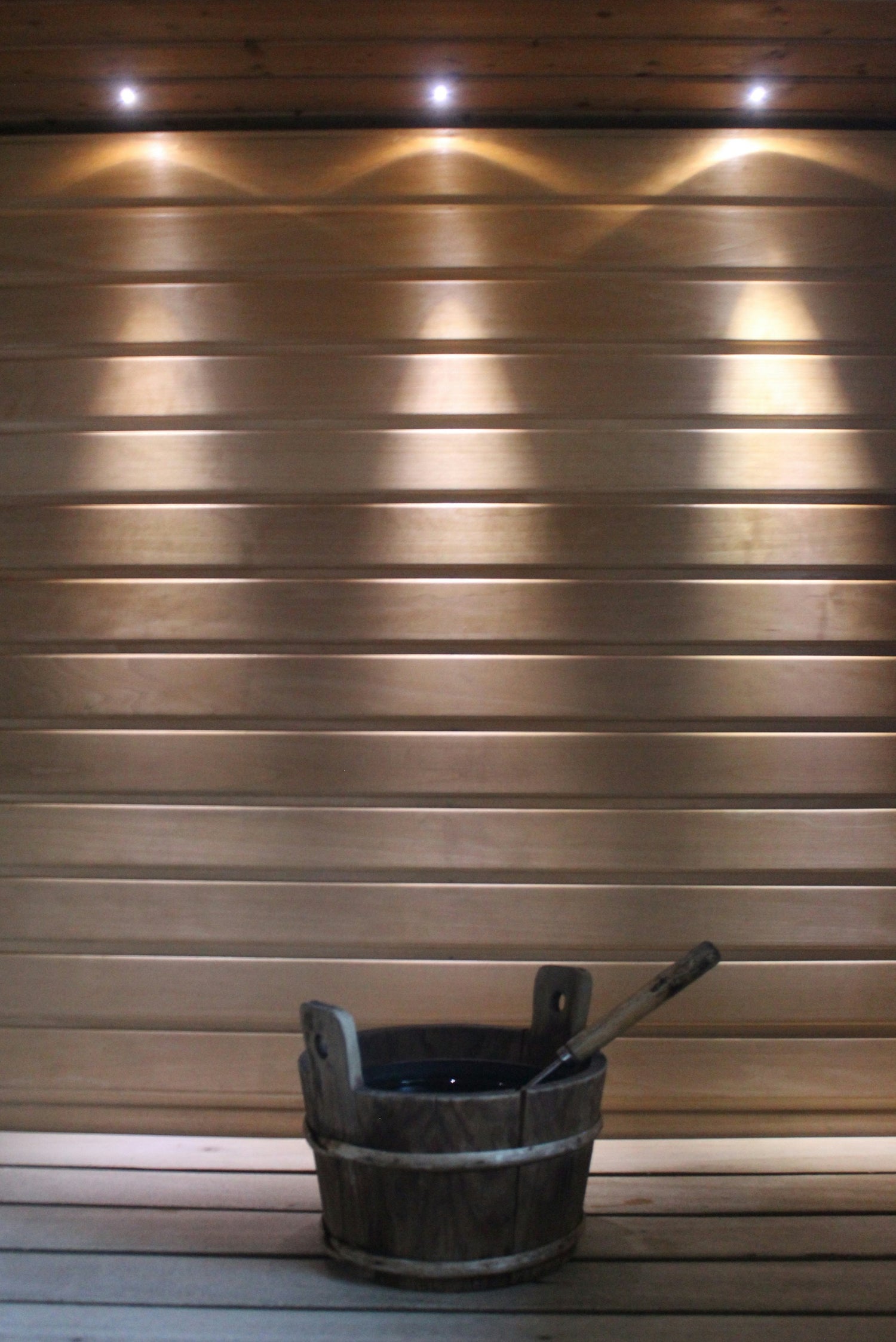 Sauna interior test
