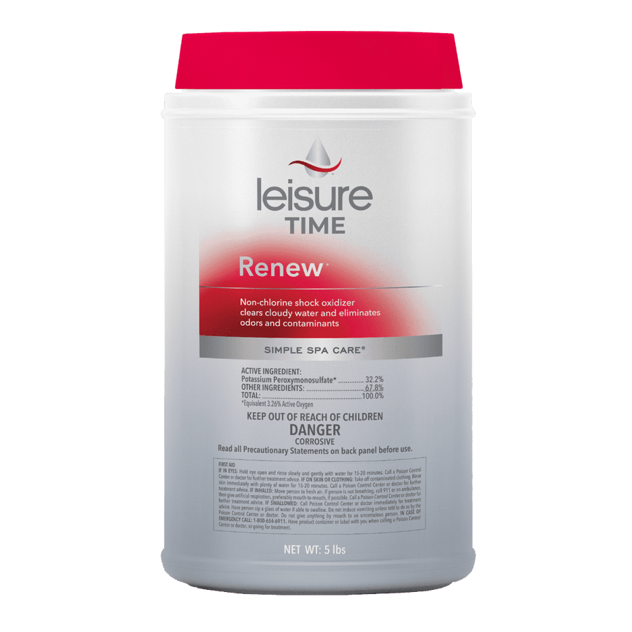 Sanitizer, Leisuretime, Renew Non-Chlorine Shock — Leisure Time Part #RENU5