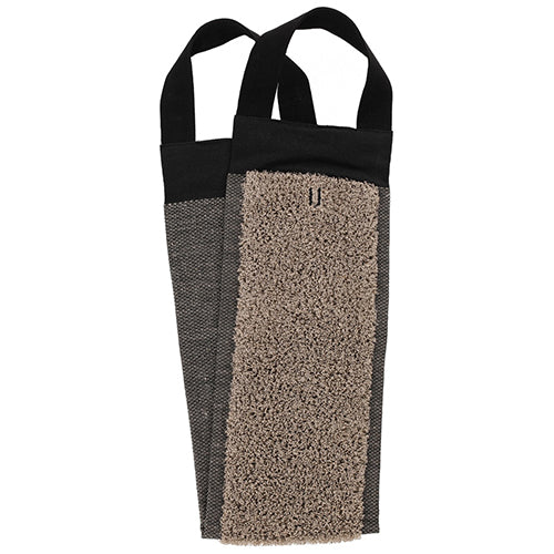 Rento Back Washer, Linen Terry, Linen/Black, 6x28
