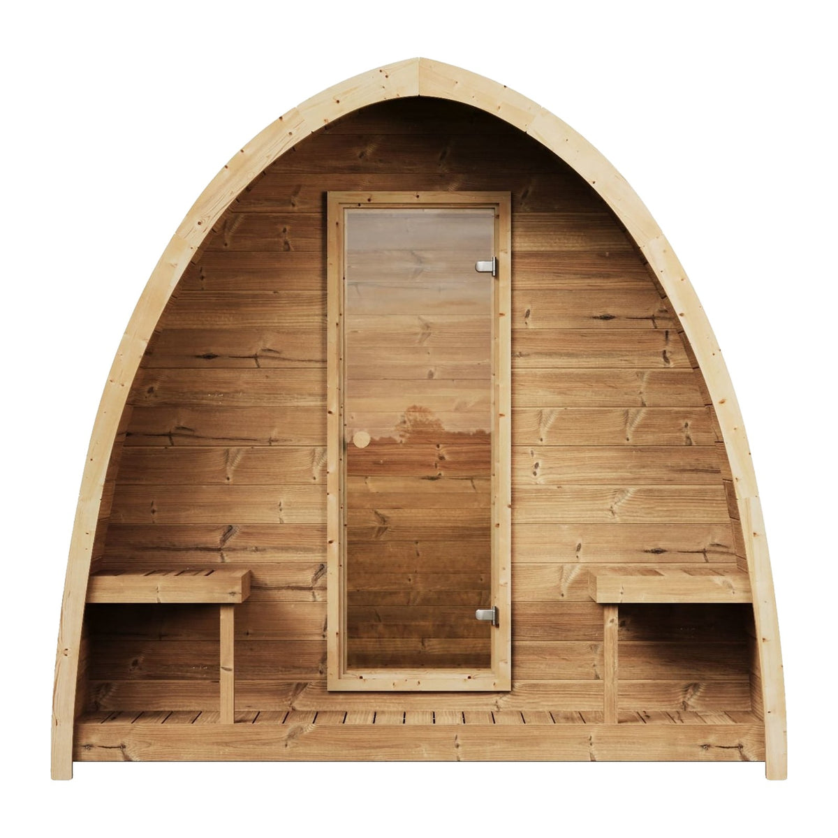 SaunaLife Model G3 — outdoor sauna