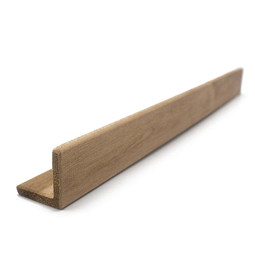 Prosaunas Sauna Wood, Outside Corner Trim, Angle Moulding, VA Profile