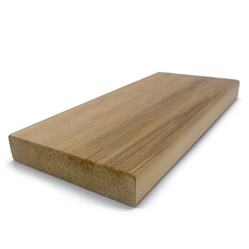 Prosaunas Sauna Wood, Thermally-Modified, Smooth 4 Sides Eased Edges, SHP Profile, Bench Material