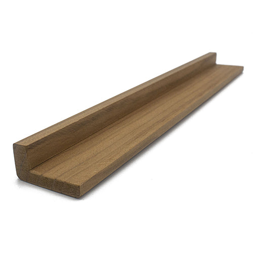 Prosaunas Sauna Wood, Outside Corner Trim, Angle Moulding, VA Profile