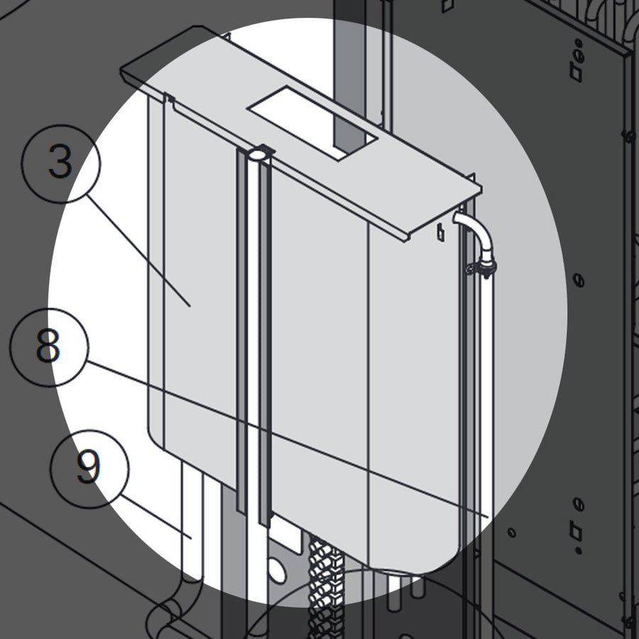 Harvia Water reservoir for Virta Combi heaters