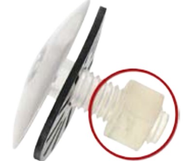 NUT FOR 1.5" DECO LENS — Dimension One Part #01021-50