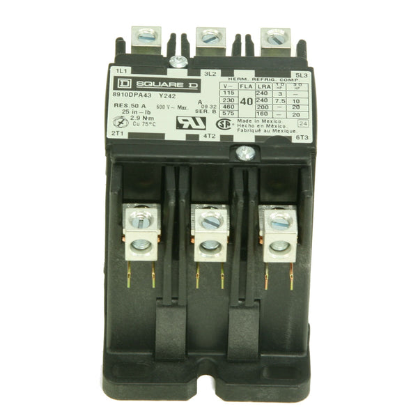 Mr.Steam Contactor, 50A, 3-Pole, 120V, 50/60, CU Series - view 2