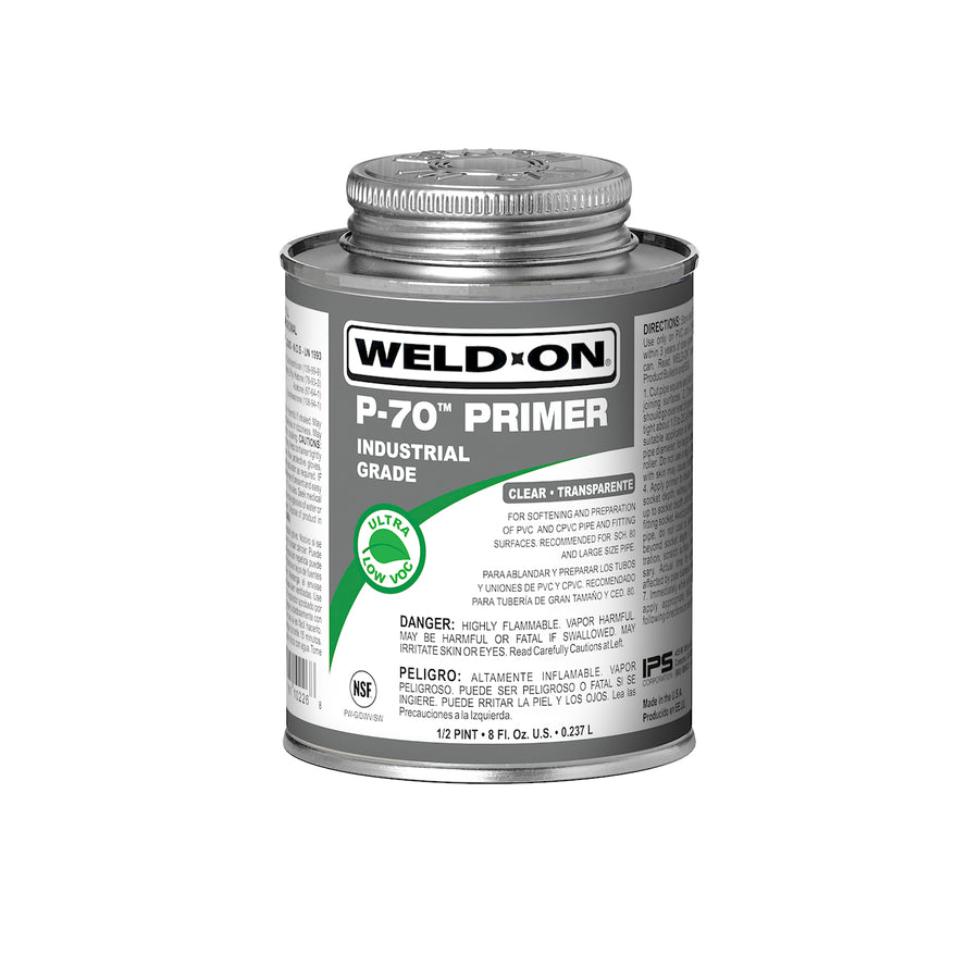 P-70 Primer Clear- 1/2 Pint — Weld-On Part #10226W