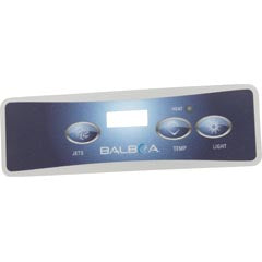 Overlay, Spaside, Balboa VL401, Lite Duplex, 3-Button — Balboa Part #10839