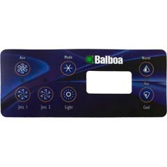 Overlay, Spaside, Balboa VL701S, Serial Standard, 7-Button — Balboa Part #11159