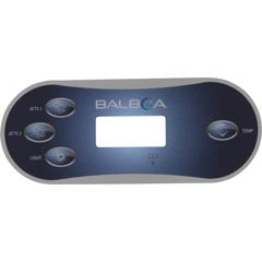 Overlay, Spaside, Balboa VL406T, 4-Button, Jets-Jets-Light — Balboa Part #12051