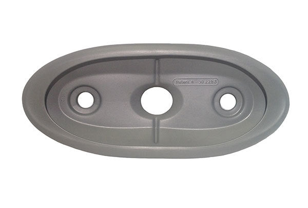Pillow Bracket, Jacuzzi, Oval, Dark Silver — Jacuzzi Part #2455-105