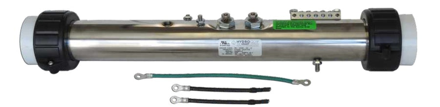 Heater Assembly, 15" Long, 4.0kW, 240V, w/8" Leads — HydroQuip Part #26-3330-5S-K